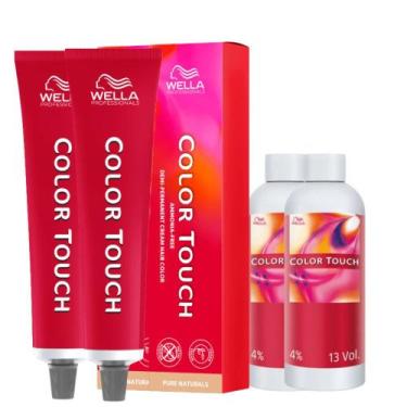 Imagem de Color Touch Tonalizante 2x 9/01 Louro Ultra + 2 E. 4% - Wella, UNICA