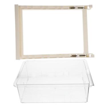 Imagem de Transparent Egg Container Fruit Storage Box Hanging Refrigerator Drawer Organizer for Vegetables Fresh Keeping Case Large Sturdy Design