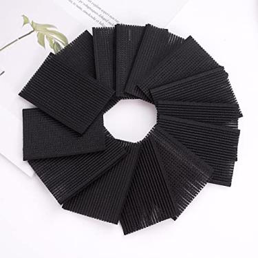 Imagem de Semme Grampos de Cabelo Abs, Suporte para Salão de Beleza, Adesivo, Postes de Fita para Corte de Estilo, Adequado para Homens e Mulheres (6 * 7cm preto)