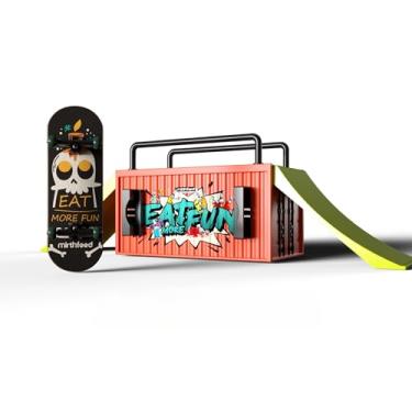 Imagem de MIRTHFEED 32mm Pro Fingerboard Complete Set | Bearing Wheels | 5 Ply Maple Deck | Anti Skid Grip Tape | Complimentary Tool | Concave Shape