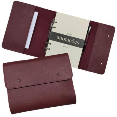 Imagem de Agenda Minhas Anotações 186-R Raffai Couros, Marsala