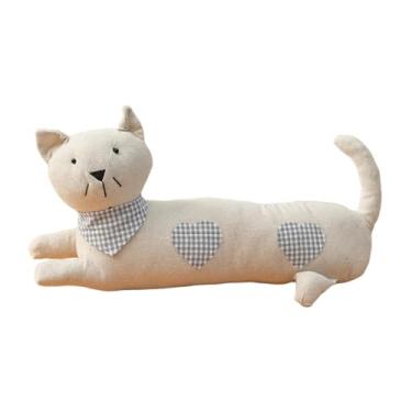 Imagem de Ｂｅｓｇａ Batente de porta com peso, protetor de chão com enchimento de areia, ornamento de tecido em formato de bichinho de pelúcia para casa, escritório, Coração Azul