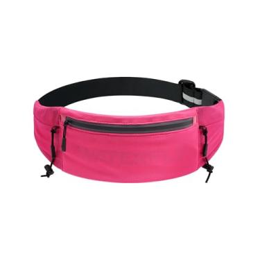 Imagem de WATERFLY Pochete de cinto de corrida: bolsa de cintura respirável com 3 bolsos para homens e mulheres, suporte de telefone para exercícios, fitness, serve para todos os telefones - Cinto de corrida de