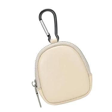 Imagem de Bolsa de moedas de couro para mulheres, bolsa de moedas de couro - Bolsa porta-moedas - Carteira pequena da moeda do cartão do zíper, suporte portátil da mudança do malote da moeda para mulheres mascu