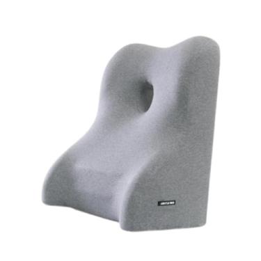 Imagem de WeiLaiKeQi Almofada de espuma viscoelástica para relaxamento e elevação de pernas portátil, almofada para sofás, cadeiras de mesa de computador, Cinza Claro