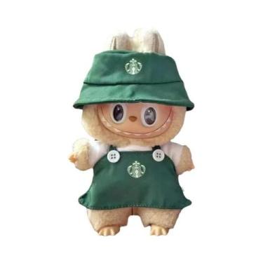 Imagem de Boneca Labubu Com Roupa De Fast Food, Batatas Fritas E Refrigerante, A