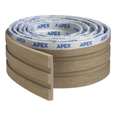 Imagem de Ripado Autcolante Madeira Parede EVA 3D Carvalho 10cm X 10m - Make Dec