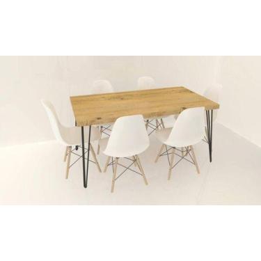 Imagem de Mesa De Jantar Industrial 90 X 120 Cm  Antiqua - Sem Cadeira - INFINIT