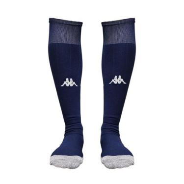 Imagem de Meiao de futebol adulto esportivo kappa silver treino e competição - t