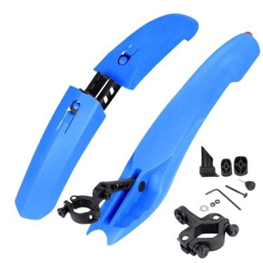 Imagem de Para-lama de bicicleta com extensão alargada para lanterna traseira, protetor de lama para bicicleta de montanha, acessórios para bicicleta(Blue)