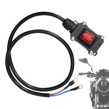 Imagem de Desconector de Bateria - 12V/24V Desconexao De Terminal Impermeavel,Desconector Impermeável para Bateria de Motocicleta - Para Aplicações em Barcos Marítimos, Engenharia Elétrica, Veículos Pequenos e