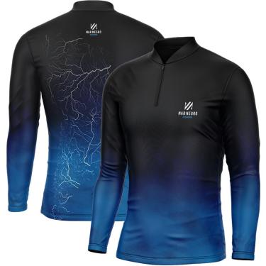 Imagem de Camiseta de Pesca Masculina Combat Mapa Rios - Mar Negro-Masculino