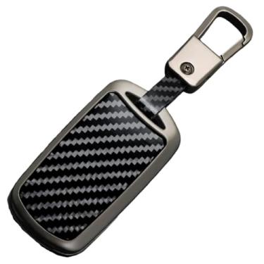 Imagem de Capa de proteção para chave remota de carro em liga compatível com Honda/Civic/Fit/Accord/CRV/HRV/Jazz/Odyssey/Acura TL/TSX/ZDX/RSX/CRZ Capa para chave fob(Black suit-2)