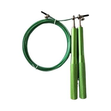 Imagem de Corda De Pular Para Fitness De Alumínio Com Cabo De Aço Para Treinamen