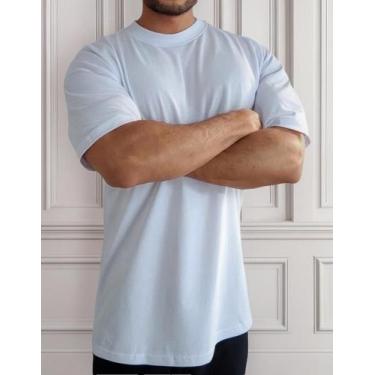 Imagem de Camiseta Oversized Blusão Academia Algodão Premium 30.1 Casual Moda ur