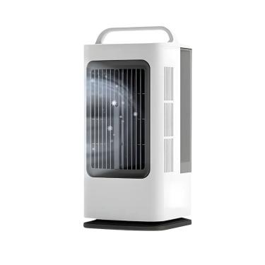 Imagem de Ventilador Climatizador Portátil C/ Tanque Para Água E Gelo Oscilação Automática Bivolt
