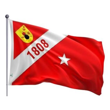 Imagem de Bandeira Fuzileiros Navais do Brasil Dupla Face 90x128cm - Pátria Bord