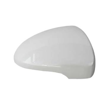 Imagem de Espelhos Retrovisores Do Carro Capa Preto/Branco Espelho Retrovisor Escudo Habitação Compatível Com Hyundai Tucson 2015-2020(White R)