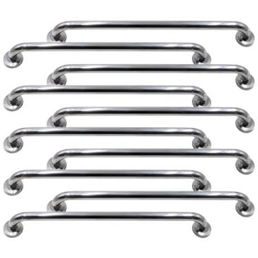 Imagem de Barra de Apoio para Parede em Aço Inox 24mm de Diâmetro Segurança e Acessibilidade (10, 60cm)