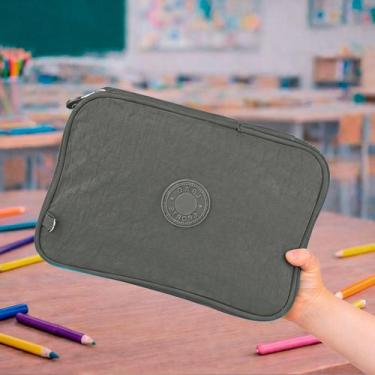 Imagem de Estojo Escolar Grande Jumbo Com Divisória Organizador Elastico Para Ca