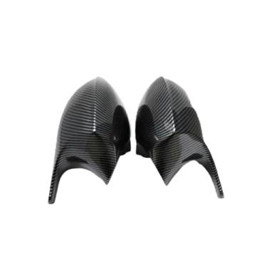 Imagem de Compatível com bmw 1 série 3 e90 e91 e92 e93 e80 e81 e87 e88 retrovisor de fibra de carbono gloss preto espelho retrovisor cobre(MULTI)