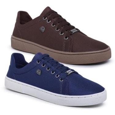 Imagem de Kit 2 Tênis Casual Masculino Street Confort Super Estiloso - Bless Ace