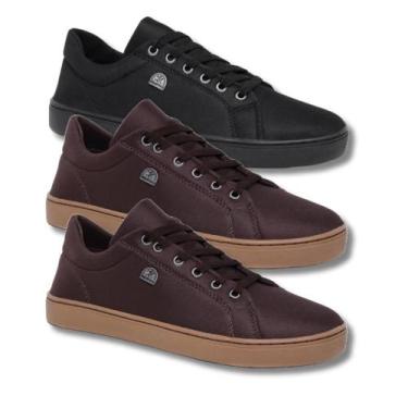 Imagem de Kit 3 Tênis Masculino Casual Ultra Confortável e Resistente - Bless Ac