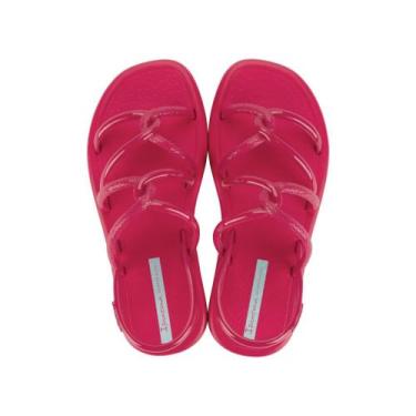 Imagem de Sandália Feminina Rasteira Ipanema Meu Sol Autêntica , Rosa escuro, Ve