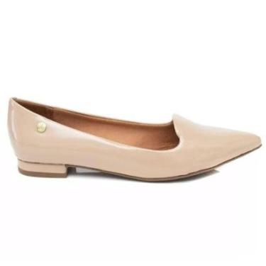 Imagem de Sapatilha Feminina Vizzano Bico Fino Básica Verniz 1206.261 Preto 33-Feminino