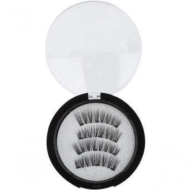 Imagem de Reutilizável Moda Cílios Postiços Magnéticos Livres De Cola, Luz Olho Cheio Volume