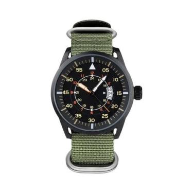 Imagem de Relógio Esportivo Masculino À Prova d'Água 50m Com Mostrador Grande Lu