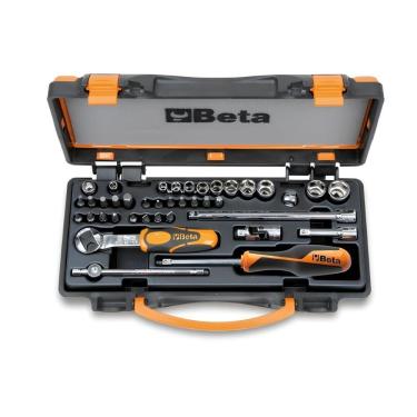 Imagem de Jogo Soquetes Sextavados 1-4'' 39 Peças Catraca 900-c11 Beta