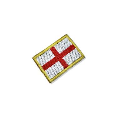 Imagem de BP0176-031 Bandeira Inglaterra Patch Bordado 3,8x2,5cm - Autêntico BR4
