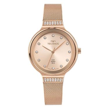 Imagem de Relógio Technos Feminino Slim Rosé - Gl32be-1j Gl32be-1j