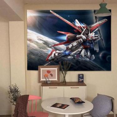 Imagem de Tapeçaria Gundamss Wall Room Aesthetic 150x130cm, microtecido - yiweis