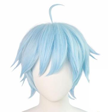 Imagem de Peruca de cosplay de anime Genshin Impact para carro de festa de Hallo