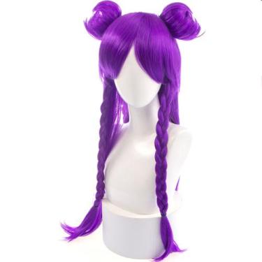 Imagem de Peruca de cosplay Kaisa Kai'Sa Daughter of the Void Anime Synthetic - 