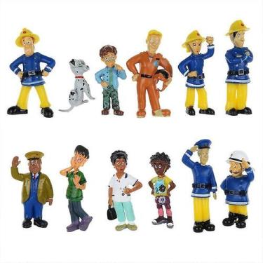 Imagem de Figura modelo 12 unidades/lote Cartoon Movie Fireman Sam Kids 7-18y - 
