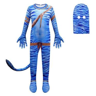 Imagem de Avatar do traje de cosplay Zentai Suit: O Caminho da Água Jake Sully -
