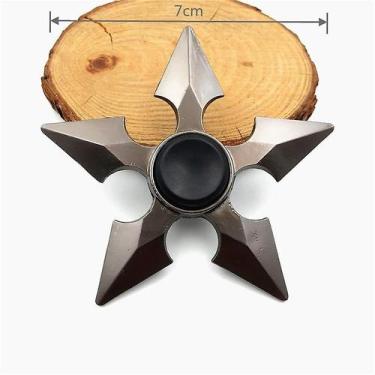 Imagem de Brinquedo Fidget Hand Spinner Finger Focus para adultos de metal color