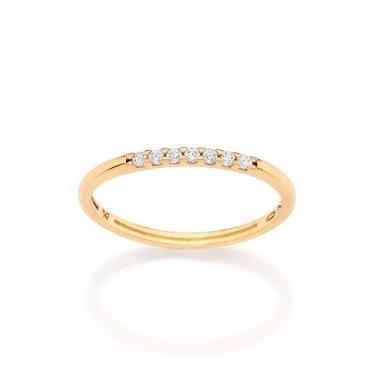 Imagem de Anel Aparador Com Zircônias Rommanel 513650 Tamanho:24Cor:BRANCO, 24, 