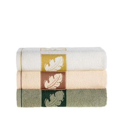 Imagem de Kit 3 Toalhas Banho Quebec Karsten Softmax, EUCALIPTO / TULE / IVORY D