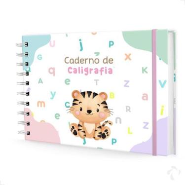 Imagem de Caderno De Caligrafia c/ Atividades Capa Dura Menina Tigre - NISTI PRI