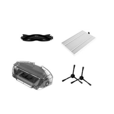 Imagem de Kit reposição para Robô Aspirador KABUM! - 1 Escova Rotativa +1 Filtro HEPA +2 Escovas...