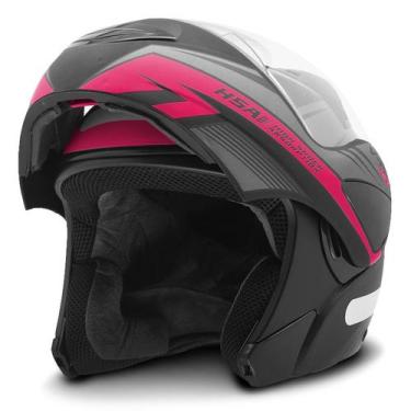 Imagem de Capacete Moto Escamoteável Robocop Articulado Pro Tork V-Pro Jet 3, RO