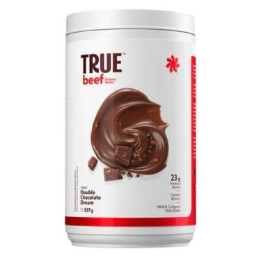 Imagem de True Beef Protein Com HMB e Colageno 837g True Source, Double Chocolat