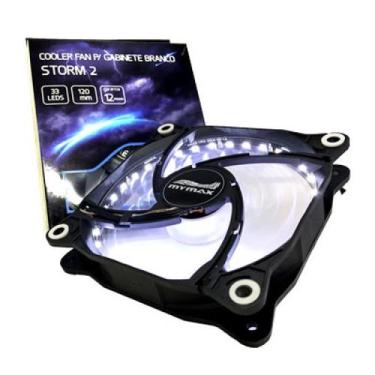 Imagem de Cooler Fan 120mm Storm II - Preto LED Branco MYMAX