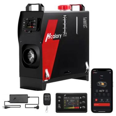 Imagem de Aquecedor a diesel HCALORY HBS1S 8 kW com controle por app, 110 V CC