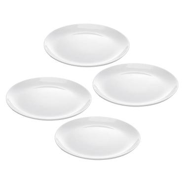 Imagem de Jogo de Pratos Raso de Jantar Essenza Opaline 4 peças 25,5 cm - Rojemac Profissional