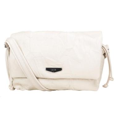 Imagem de Bolsa Feminina Ellus Evelyn Couro Crossbody Transversal, Branco off wh